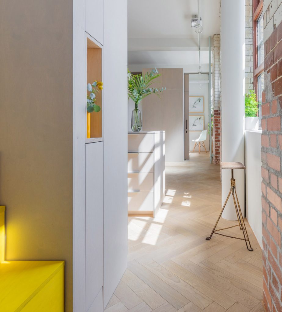 The Biscuit Factory apartment, designed by SUPRBLK