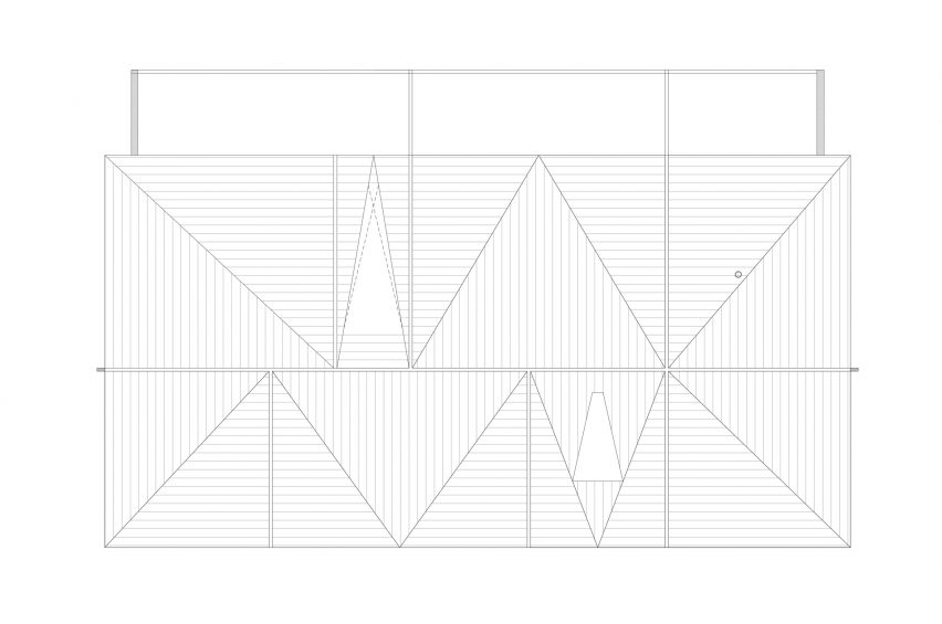 BL House by Mas Fernandez Arquitectos Roof Plan