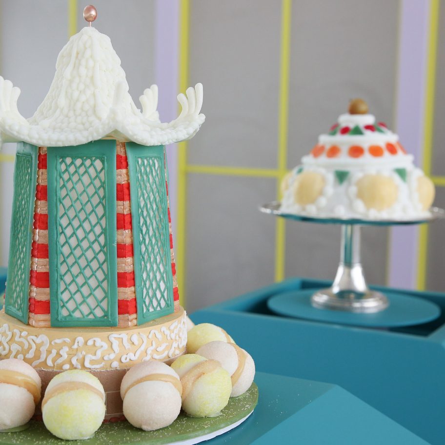 Bompas & Parr produces "world's lightest dessert" weighing just one gram