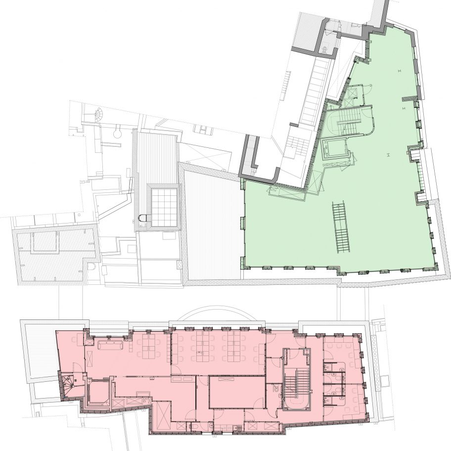 Boulevard theatre by Soda featuring a revolving auditorium