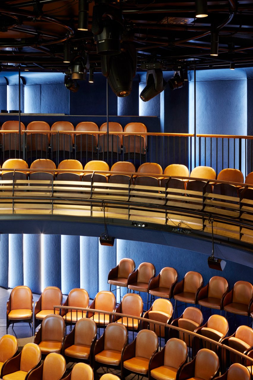 Boulevard theatre by Soda featuring a revolving auditorium