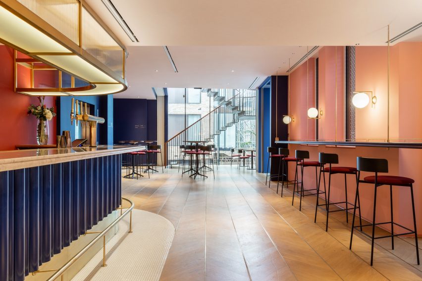 Art Deco bar at Boulevard theatre by Soda