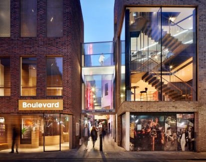 Glass bridge at Boulevard theatre