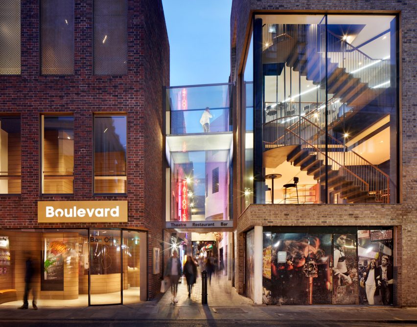 Glass bridge at Boulevard theatre