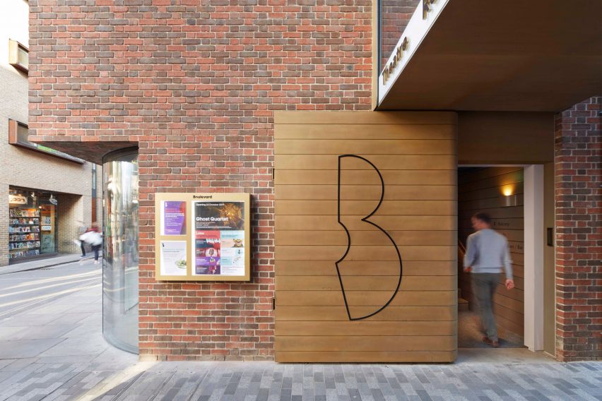 Entrance to Boulevard theatre by Soda