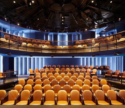Boulevard theatre by Soda featuring a revolving auditorium