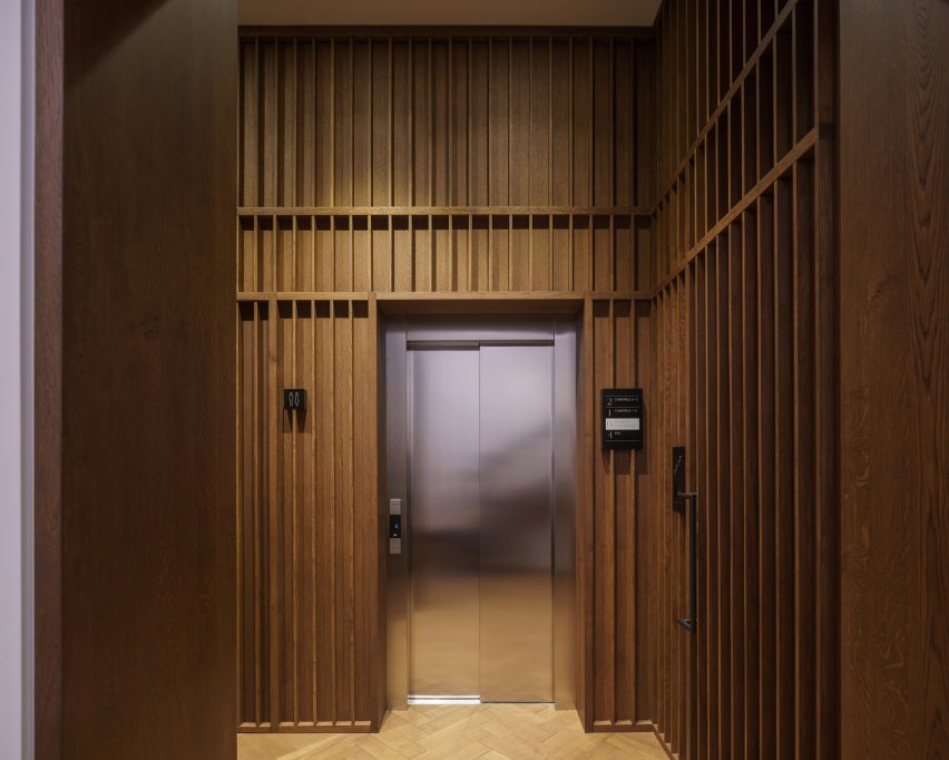 Elevators at Casa Popeea boutique hotel by Manea Kella