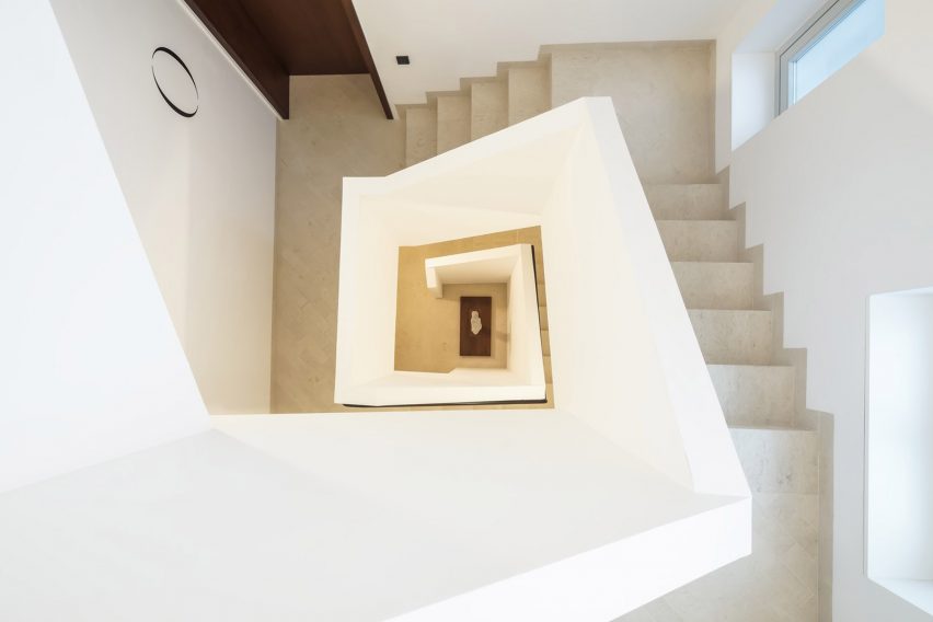 Staircase at Casa Popeea boutique hotel by Manea Kella