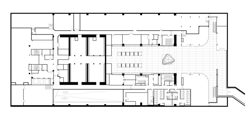 Comcast Technology Center by Foster + Partners Concourse Level Floor Plan