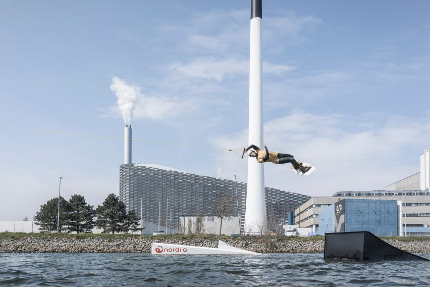 Copenhill waste-to-energy plant and ski slope by BIG in Copenhagen, Denmark