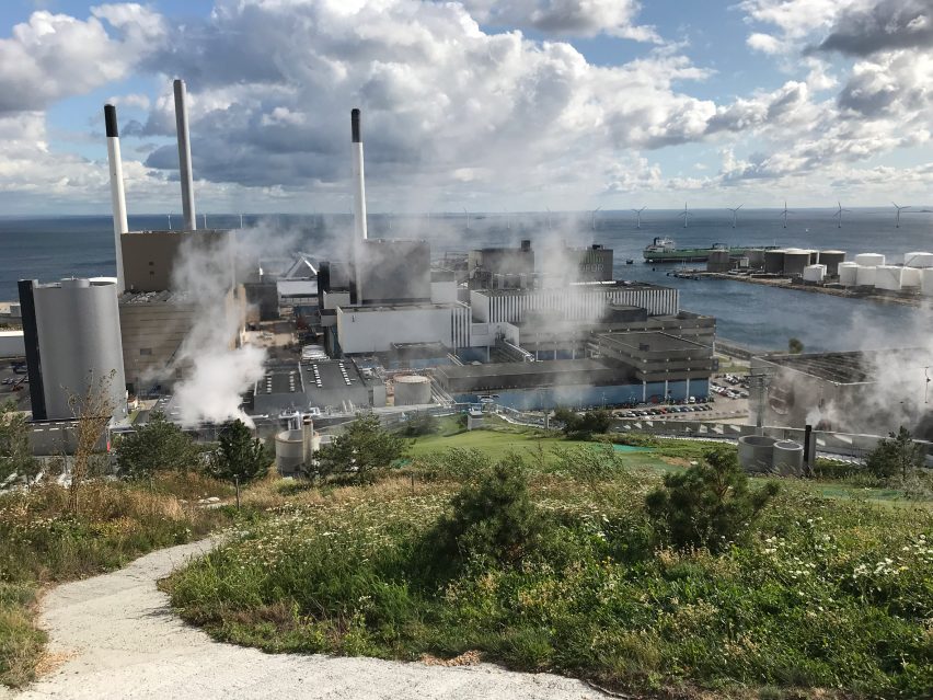 Copenhill waste-to-energy plant and ski slope by BIG in Copenhagen, Denmark