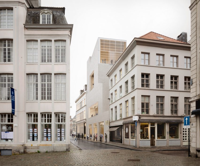 Design Museum Gent extension by Carmody Groarke and TRANS Architectuur Stedenbouw
