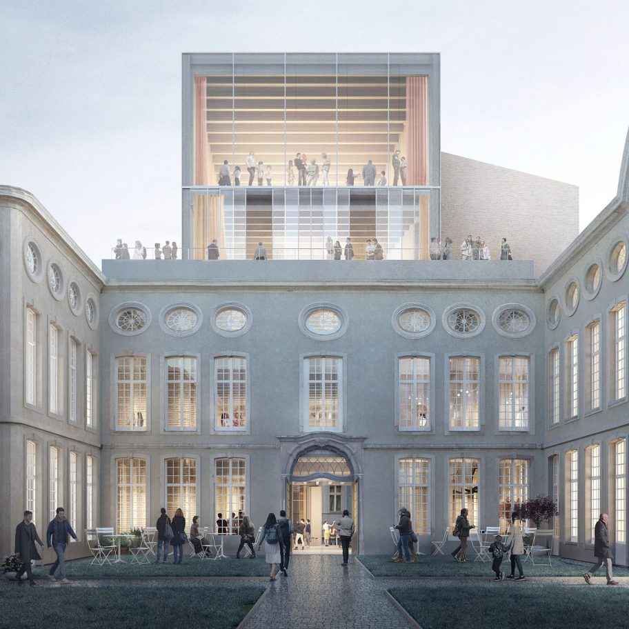 Design Museum Gent extension by Carmody Groarke and TRANS Architectuur Stedenbouw