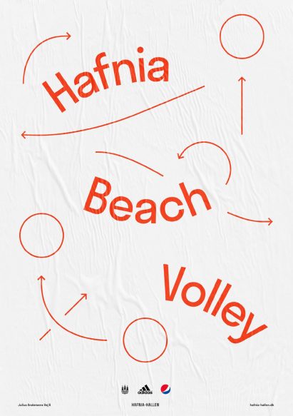 Re-public designs visual identity for restored Hafnia-Hallen sports centre