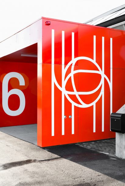 Re-public designs visual identity for restored Hafnia-Hallen sports centre