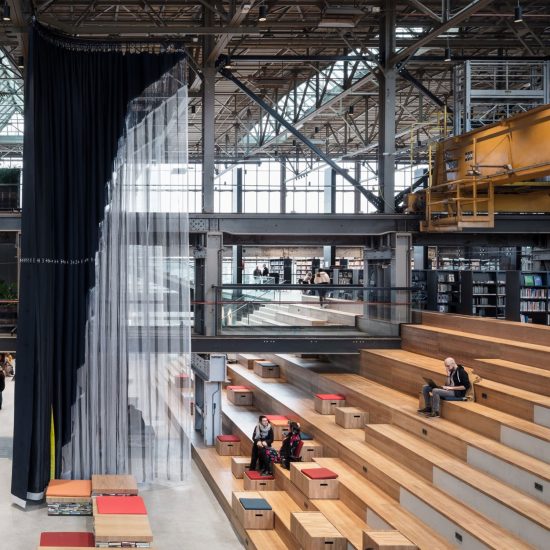 LocHal Librabry by Civic Architects, Inside Outside\Petra Blaisse and Braaksma & Roos Architectenbureau