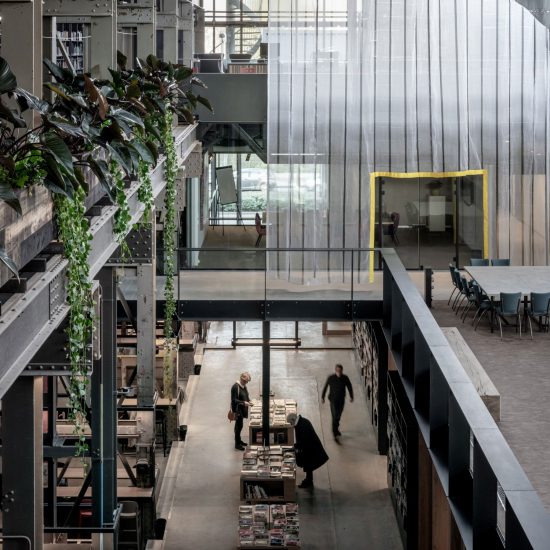 LocHal library by Civic Architects, Inside Outside/Petra Blaisse Braaksma & Roos Architectenbureau and Mecanoo