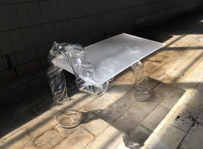 Dorian Renard blows plastic like glass for a collection that reconsiders the material's value