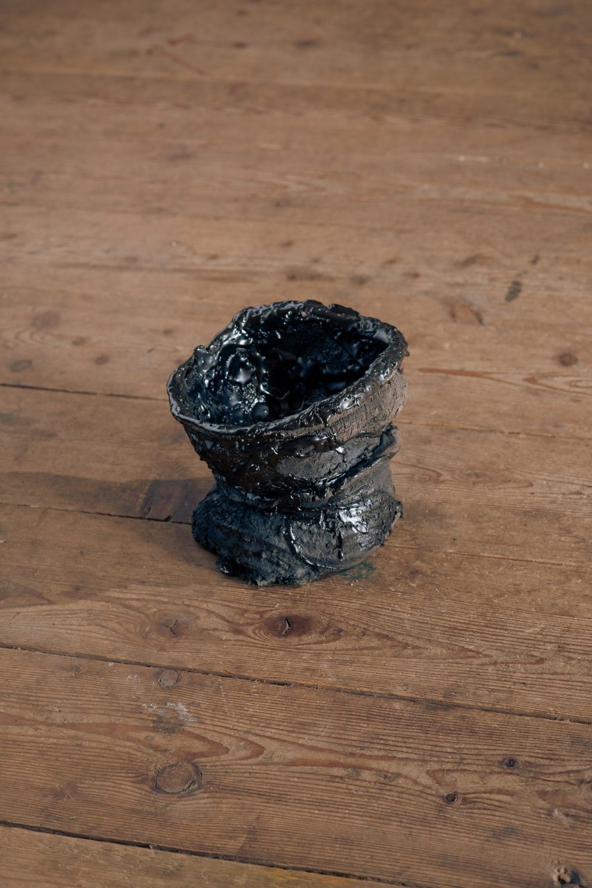 Non-traditional tableware created for Experimental Gastronomy dinner