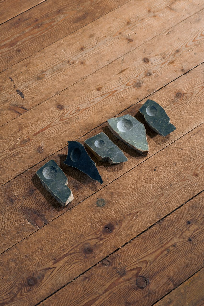 Non-traditional tableware created for Experimental Gastronomy dinner