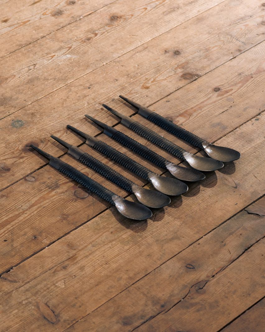 Non-traditional tableware created for Experimental Gastronomy dinner