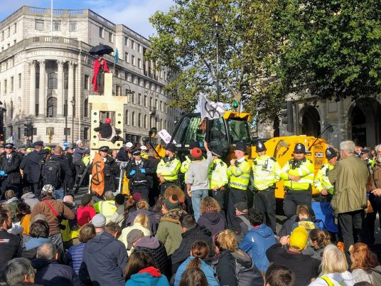 Extinction Rebellion adapt U-Build for protest architecture