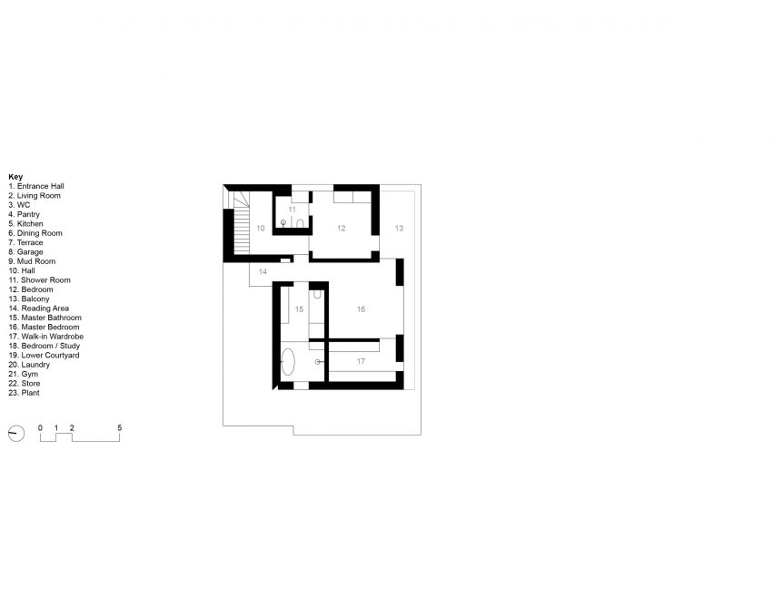 First floor plan of Fleet House by Stanton Williams
