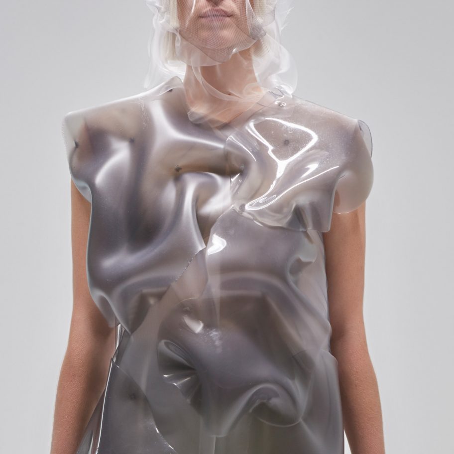 Flowing Water, Standing Time dresses by Ying Gao