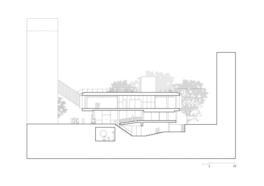 Short section of Gerrit Rietveld Academy by Studio Paulien Bremmer and Hootsmans Architecten