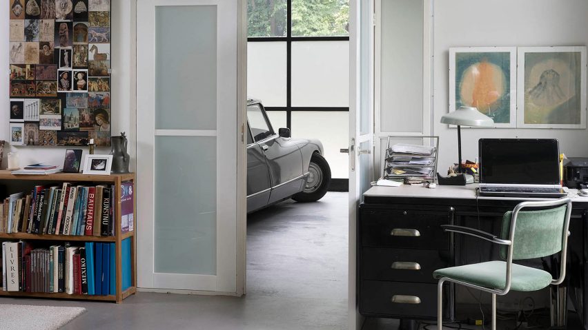 Gerrit Rietveld: Wealth of Sobriety book, Van de Vuurst de Vries’ chauffeur’s apartment