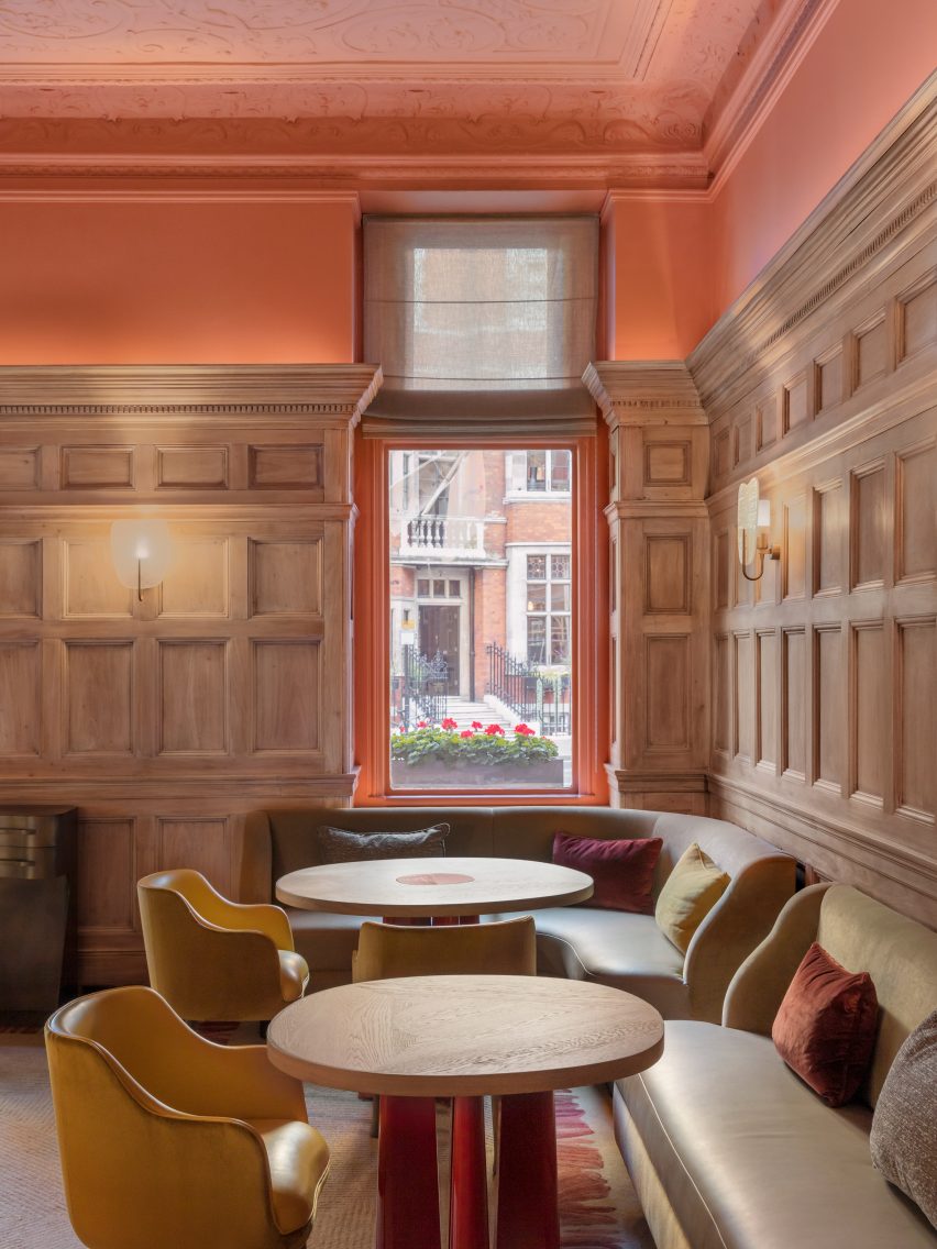 Hélène Darroze at The Connaught restaurant, designed by Pierre Yovanovitch