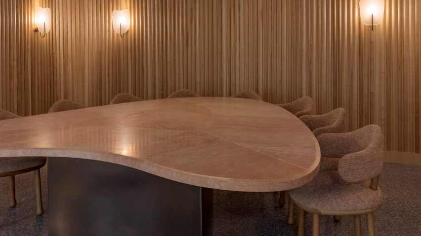 Hélène Darroze at The Connaught restaurant, designed by Pierre Yovanovitch