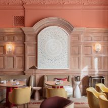 Hélène Darroze at The Connaught restaurant, designed by Pierre Yovanovitch