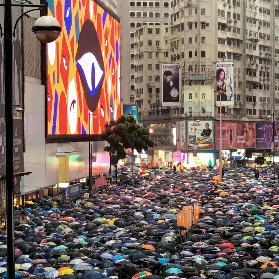 Facial recognition used in Hong Kong protests