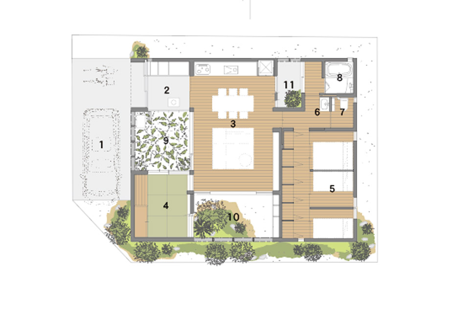 House in Akashi by Arbol