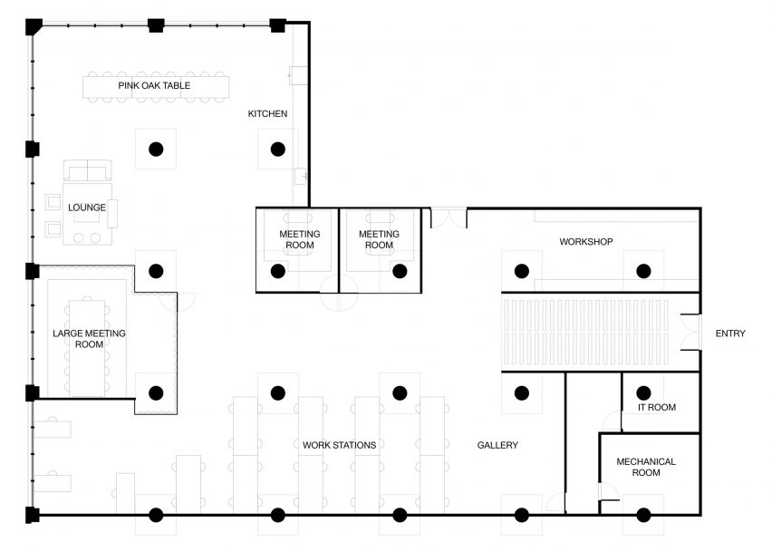Hush Office by Inaba Williams Plan