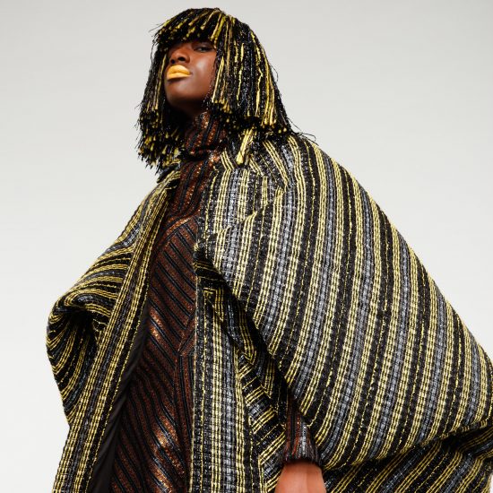 Benjamin Benmoyal makes brutalist-inspired garments from recycled cassette tapes