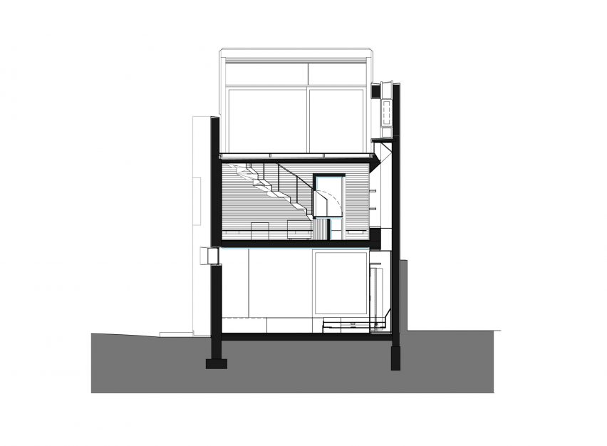 Section C of K House by ArchitectsTM