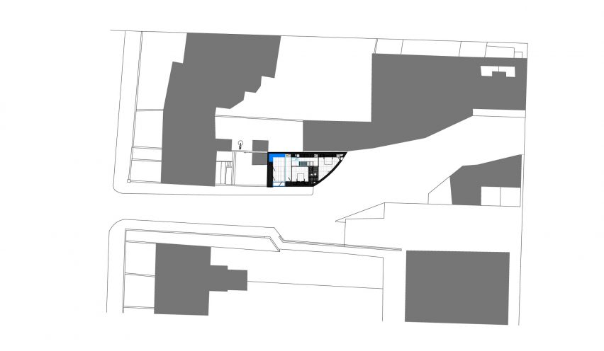Site plan of K House by ArchitectsTM