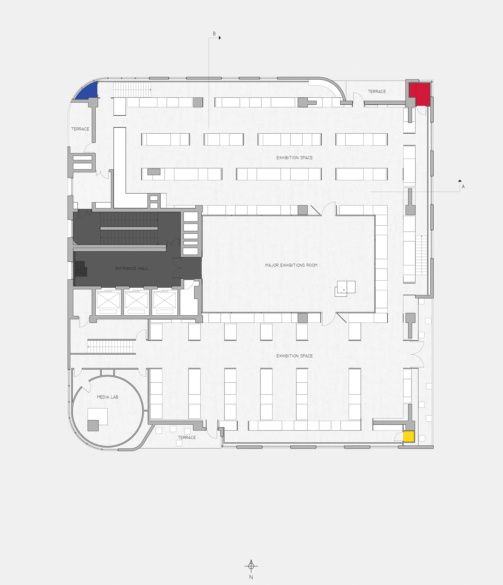 Ground floor plan of The Last Redoubt: first architectural model museum by Wutopia Lab