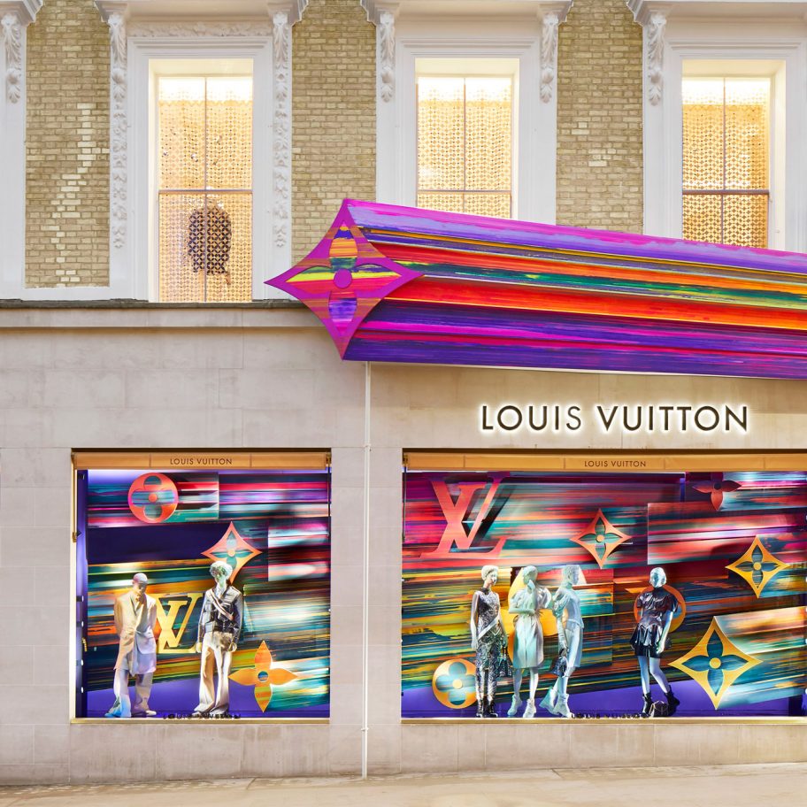 Louis Vuitton store on London's New Bond Street, designed by Peter Marino