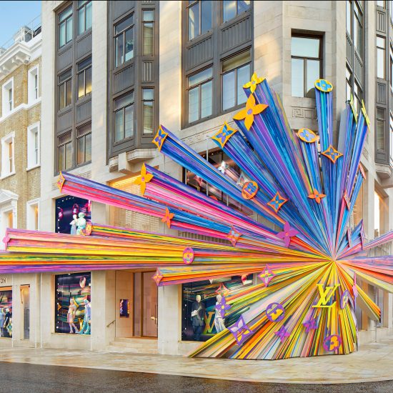 Louis Vuitton store on London's New Bond Street, designed by Peter Marino