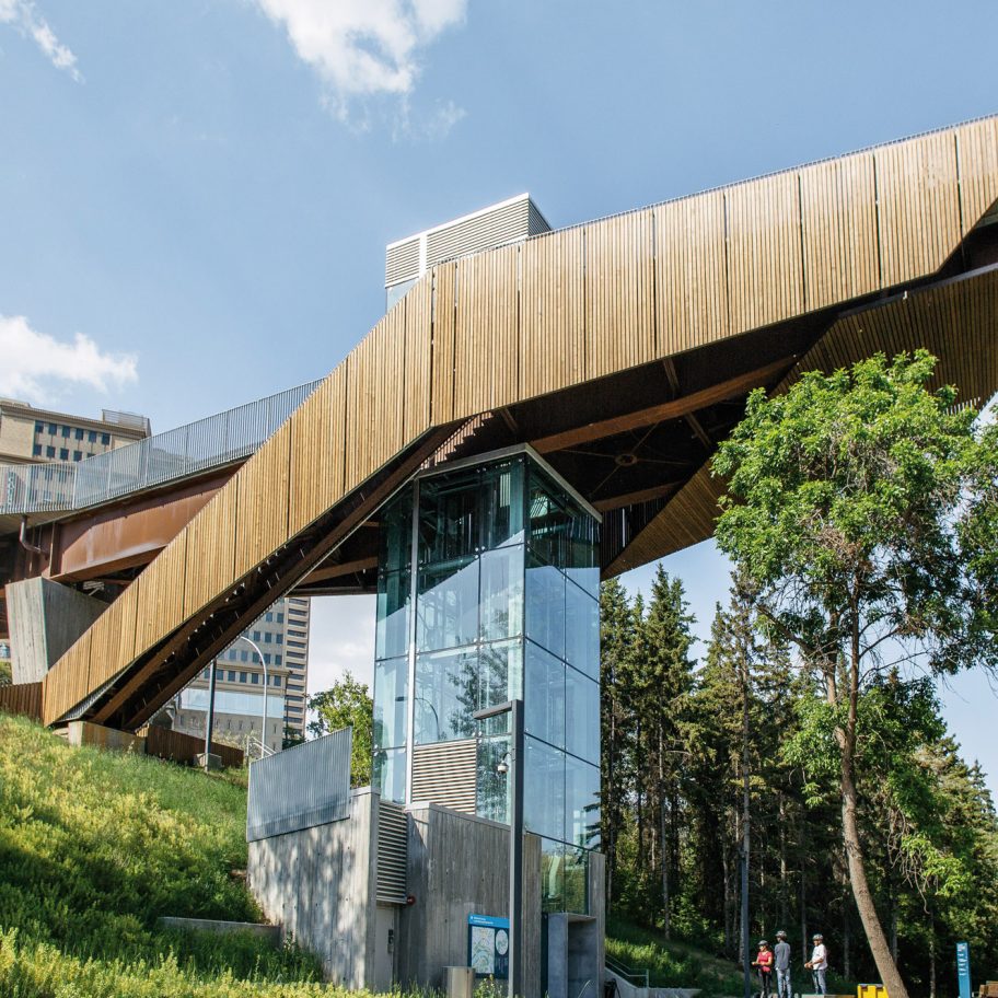 Mechanized River Valley Access Bridge by Dialog