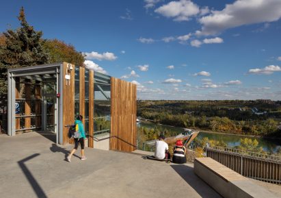 Mechanized River Valley Access Bridge by Dialog