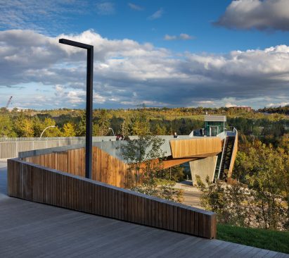 Mechanized River Valley Access Bridge by Dialog