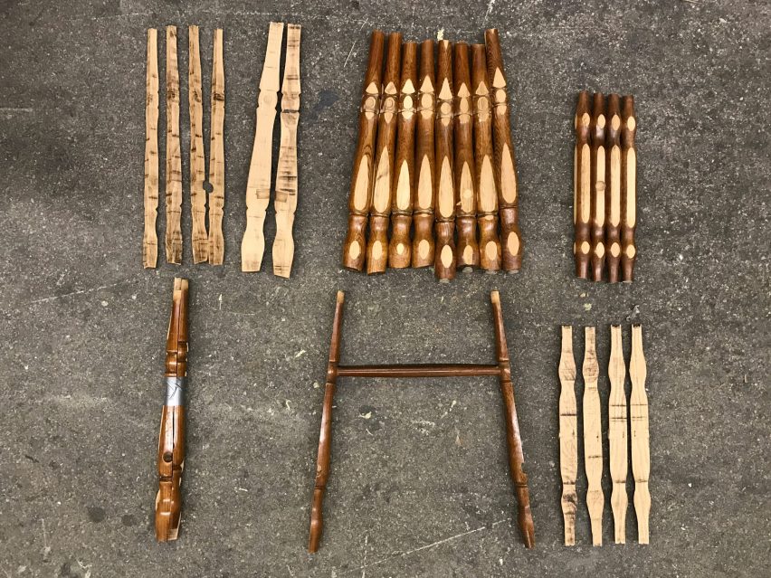 Micheline Nahra de- and reconstructs a dining set beyond recognition