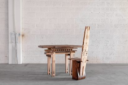 Micheline Nahra de- and reconstructs a dining set beyond recognition