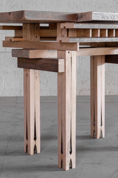 Micheline Nahra de- and reconstructs a dining set beyond recognition