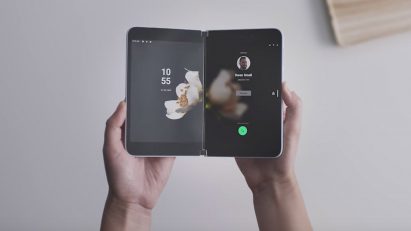 Microsoft unveils dual-screen folding Android smartphone