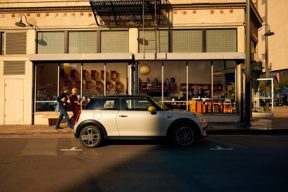 The MINI Cooper SE is the brand's first all-electric vehicle